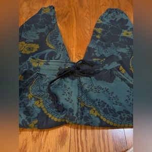 Anthropologie Saturday Sunday Camillia Joggers pants S turquoise